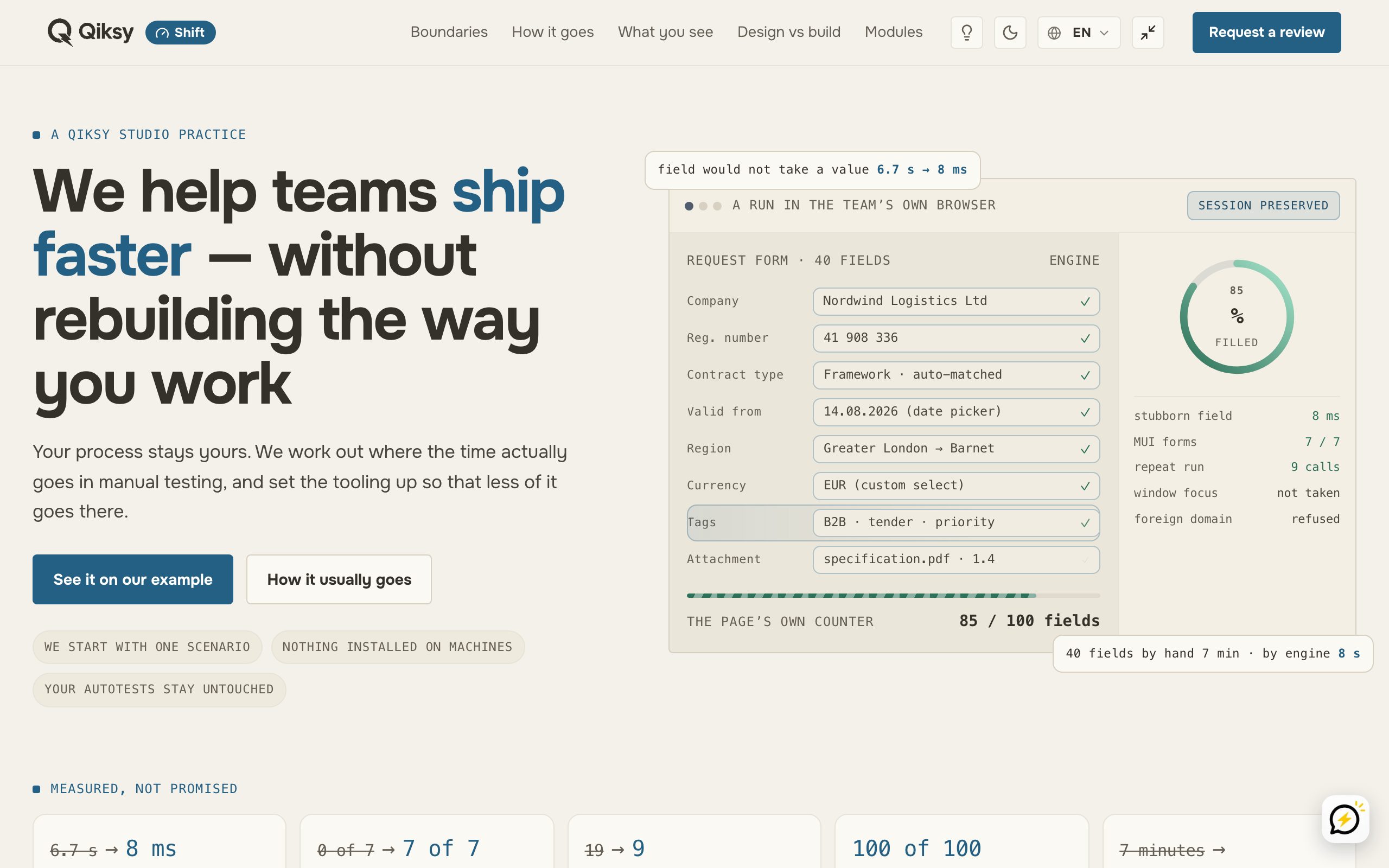 Qiksy Shift
